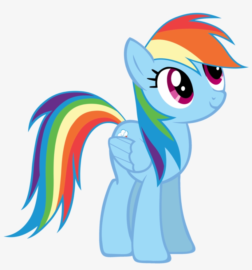 Stare Clipart Transparent - Mlp Rainbow Dash, transparent png #8533463