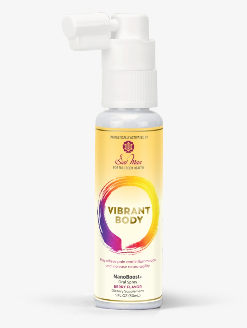 Sai Maa Nanoboost Cbd Vibrant Body Spray - Perfume, transparent png #8533601