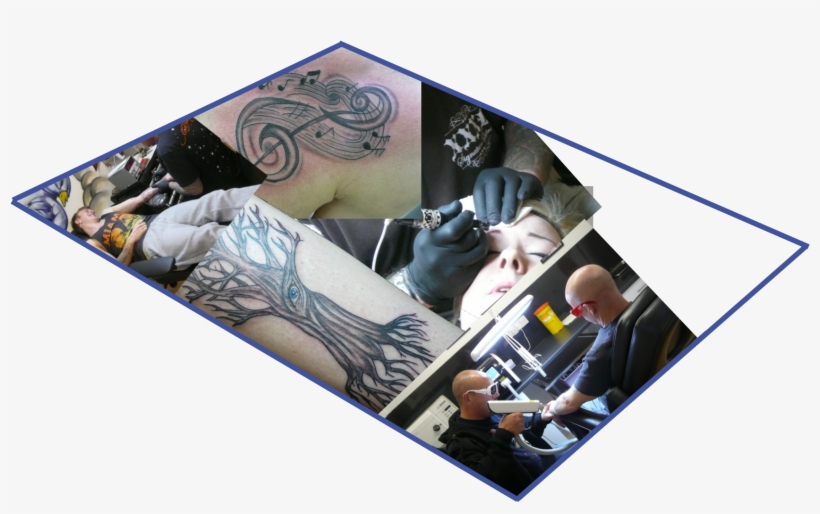 Mk Tattoo Falling Into Website Mk Tattoo Brochure Page - Visual Arts, transparent png #8533814
