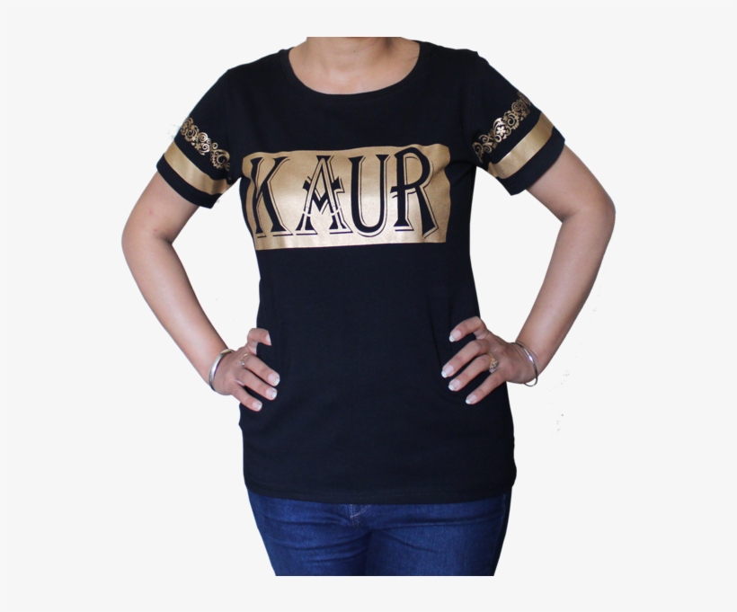 Singh & Kaur Punjabi Tshirt Combo - Write Sardarni In T Shirt, transparent png #8534000