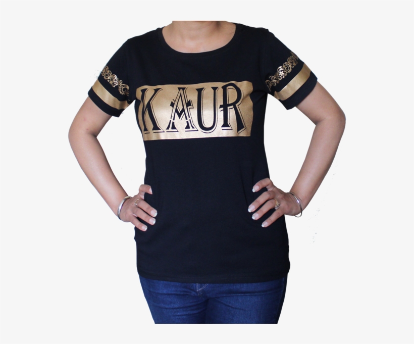 Singh & Kaur Punjabi Tshirt Combo - Write Sardarni In T Shirt, transparent png #8534000