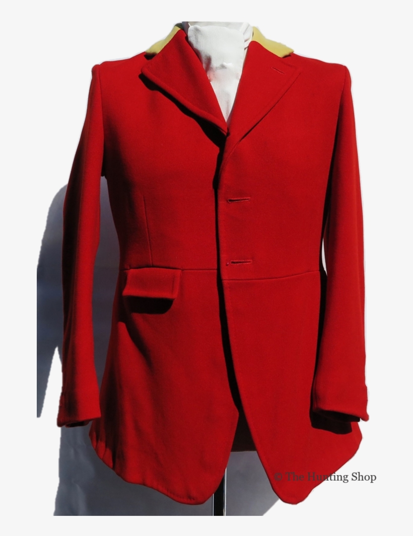 Gents 40" Bespoke, Scarlet Hunt Coat - Tuxedo, transparent png #8534118