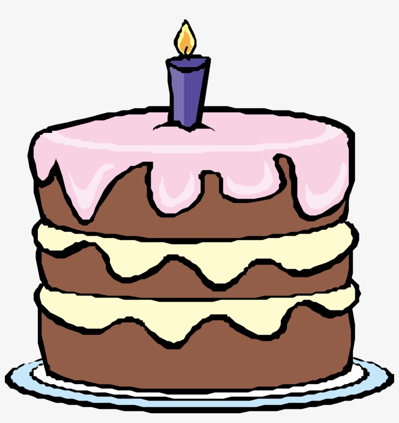 Cartoon Birthday Cake - Bolo De Aniversario Fundo Transparente, transparent png #8534500