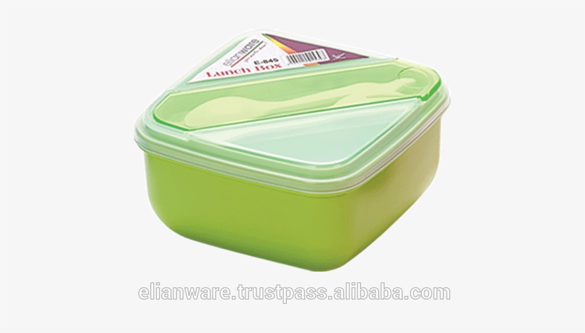 Pp Box With Fork And Spoon, Pp Box With Fork And Spoon - Plastic, transparent png #8535090