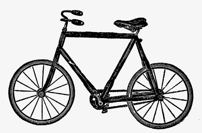 Digital Stamp Design Free Bike Images Artwork - Bicycle Icon Vector, transparent png #8535505