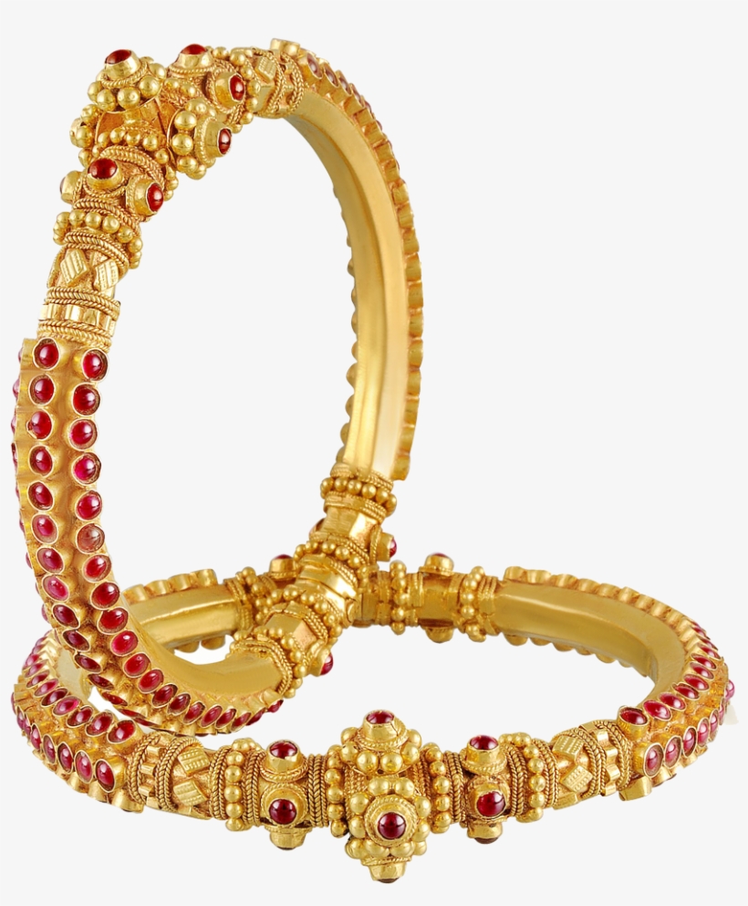 Gold Jewellery Bangles Png, transparent png #8535519