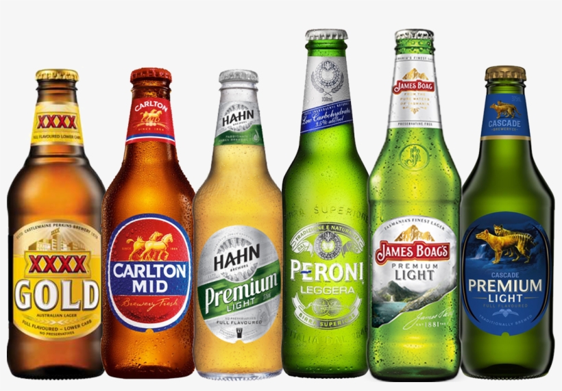 Boags Carlton Cold Carlton Mid Cascade Hahn Peroni - Wheat Beer, transparent png #8535864