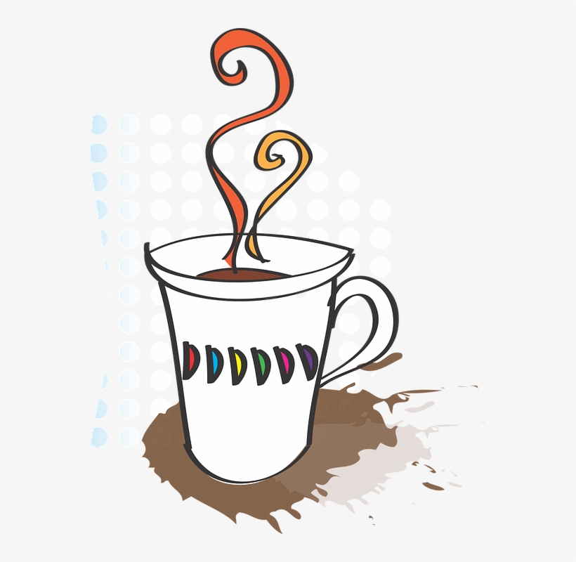 Food, Hot Tea, Coffee, Drinks - Gambar Animasi Minuman Panas, transparent png #8535908