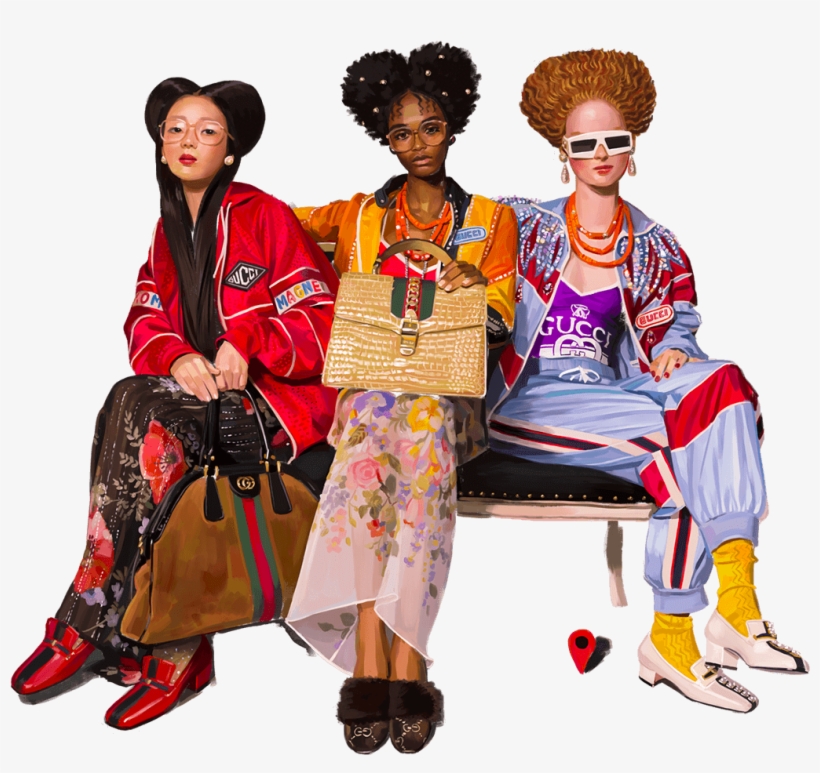 Ignasi Monreal Planehunters, 2017 Acrylic On Photoshop - Gucci And Ignasi Monreal, transparent png #8536303