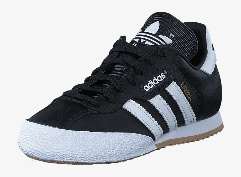 Adidas Originals Samba Super Black/running White Ftw - Mens Adidas Samba Trainers, transparent png #8536369