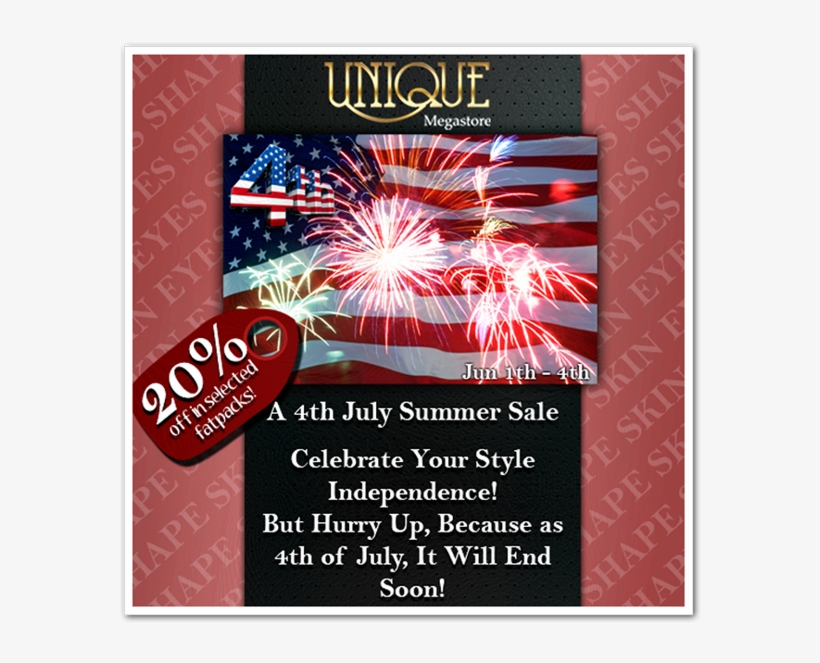 Jodi Sale @ Unique - Pre 4th Of July, transparent png #8536480
