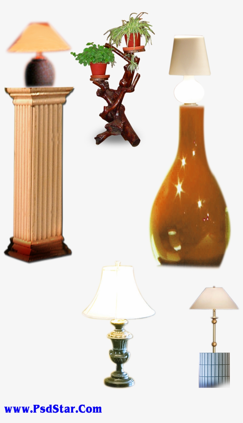 09 = Gamla Flowerpot - Lampshade, transparent png #8536799