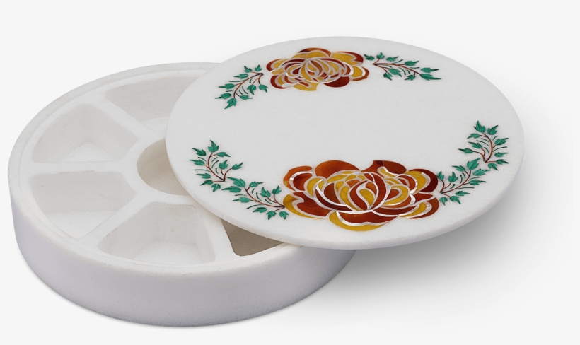 Elegant Dry Fruit Box - Marble Dry Fruit Box, transparent png #8536849