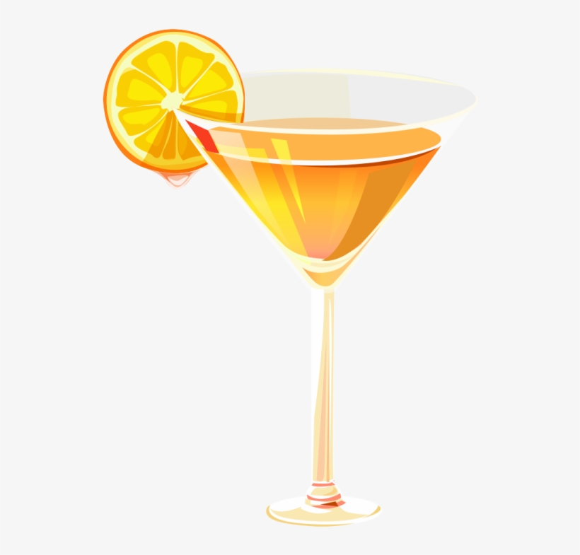 Free Download High Quality Orange Juice Png Glass Image - Martini Glass, transparent png #8537412