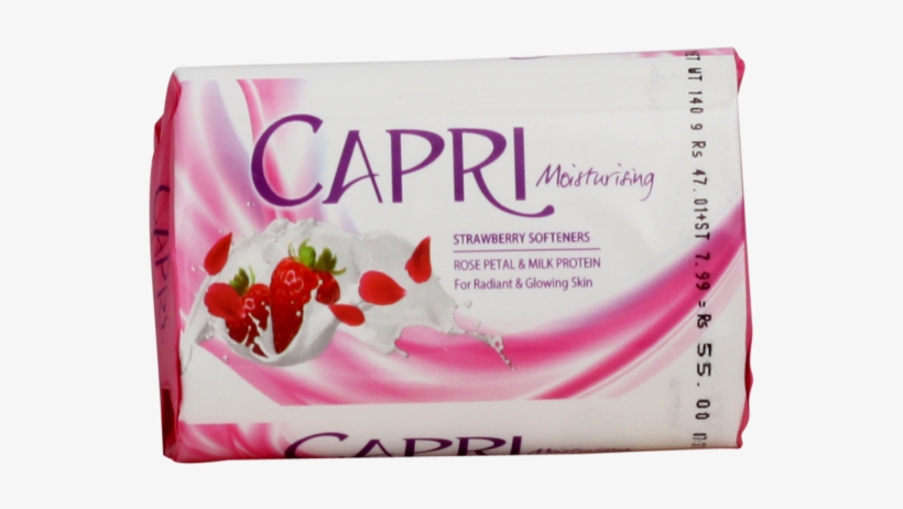 Capri Soap 100g Strawberry Rose Petal & Milk Protein - Capri, transparent png #8538415