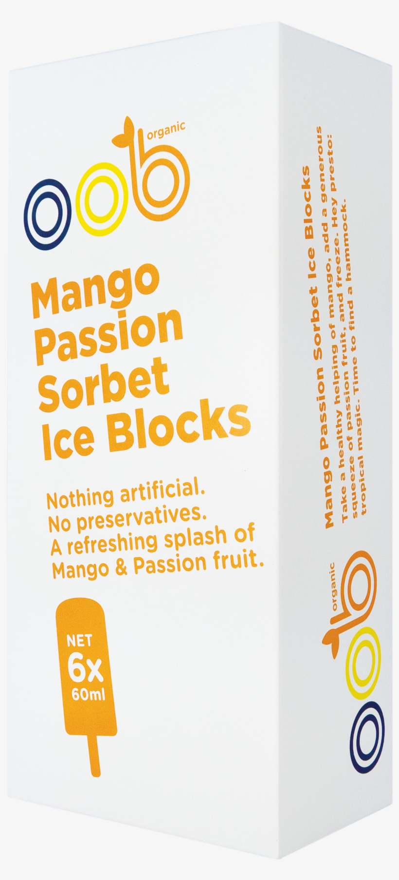 Mango Passion Ice Blocks Box, transparent png #8538918