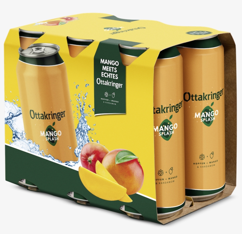 6er-packung Ottakringer Mango Splash - Juicebox, transparent png #8539051