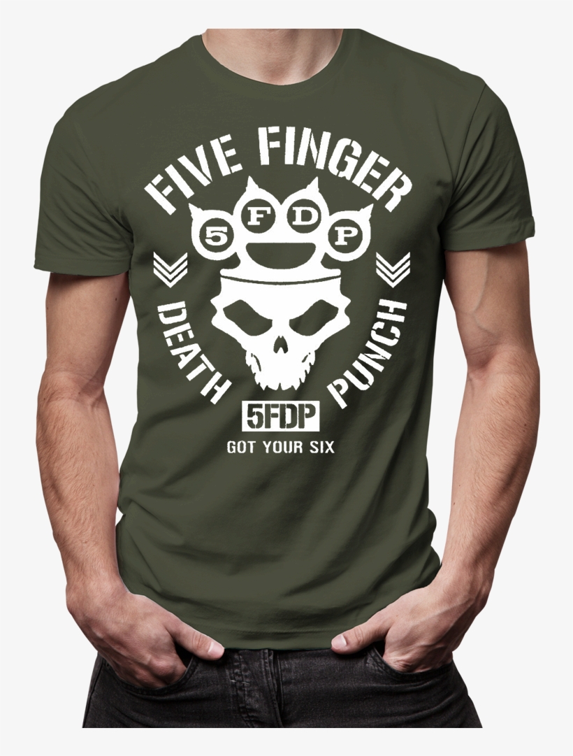 5fdp Knuckleheadolive Tee V=1481848346 - Five Finger Death Punch, transparent png #8539728
