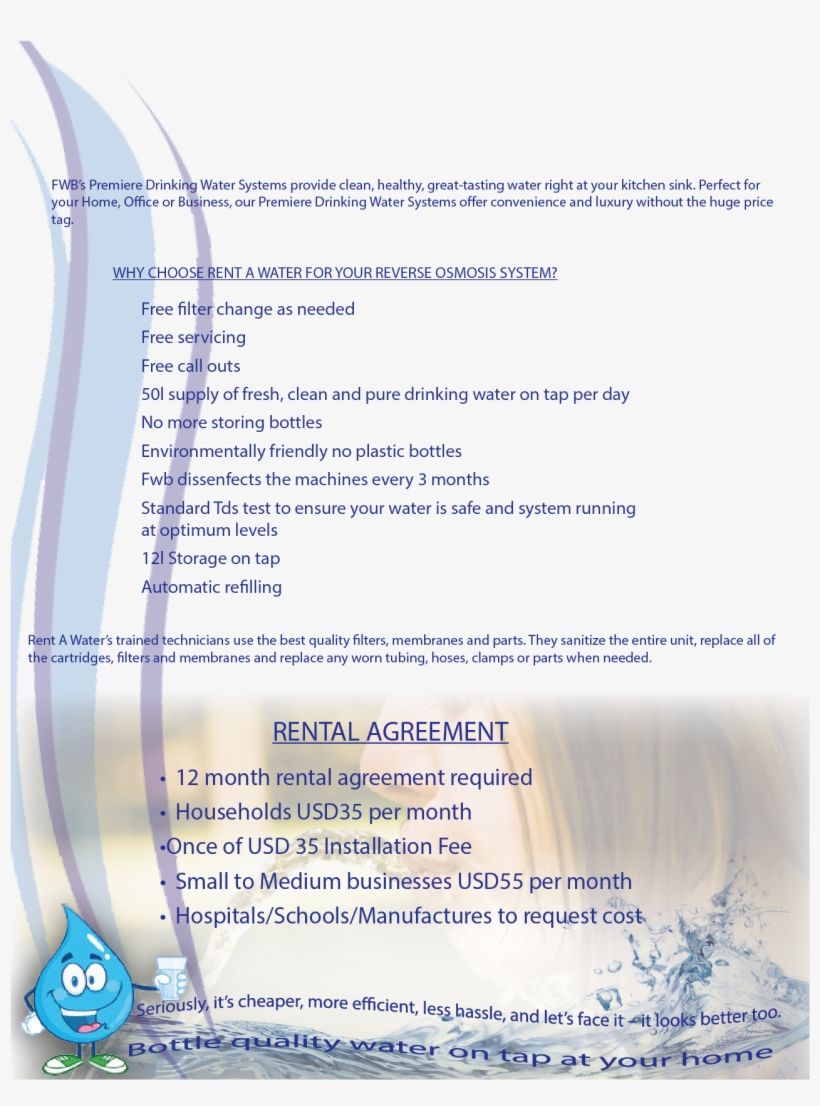 Water Rentals - Document, transparent png #8540264