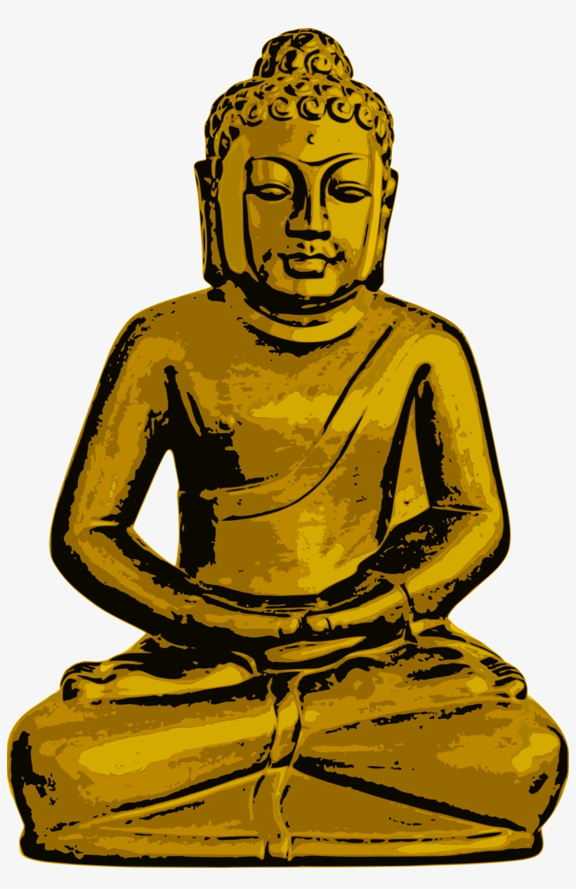 Golden Icons Png Free And Downloads - Buddhism Clipart Transparent Background, transparent png #8540377