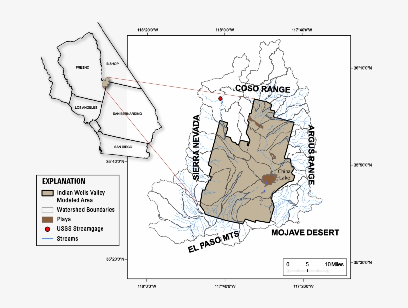 Map Of The Counties Of Southern Central California - Map, transparent png #8540688
