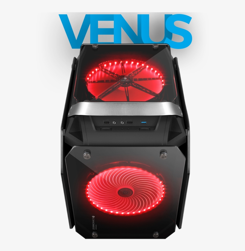 Zebronics Premium Gaming Cabinet Venus - Zebronic Gaming Cabinet, transparent png #8540878