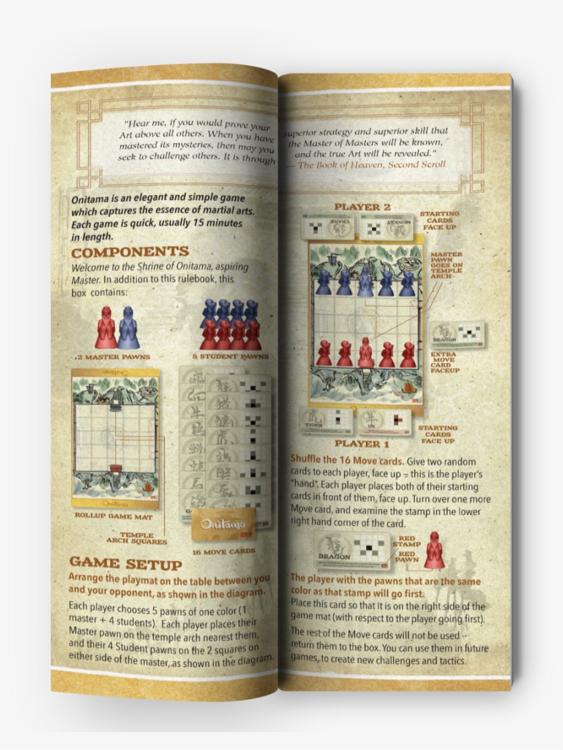 Onitama-rules - Document, transparent png #8541455