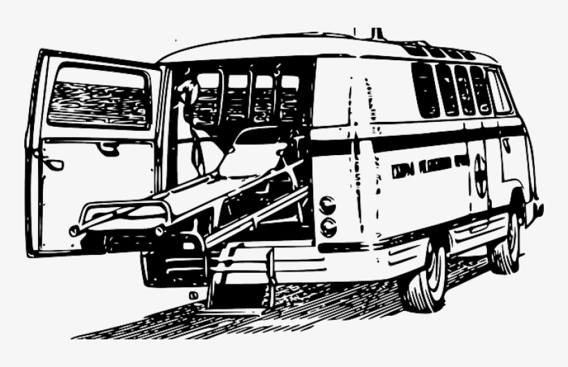 Here's The Scenario - Ambulance Clip Art, transparent png #8541542