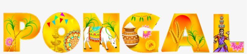 Happy Pongal Vector Png Images Free Download-colorfull - Illustration, transparent png #8542284