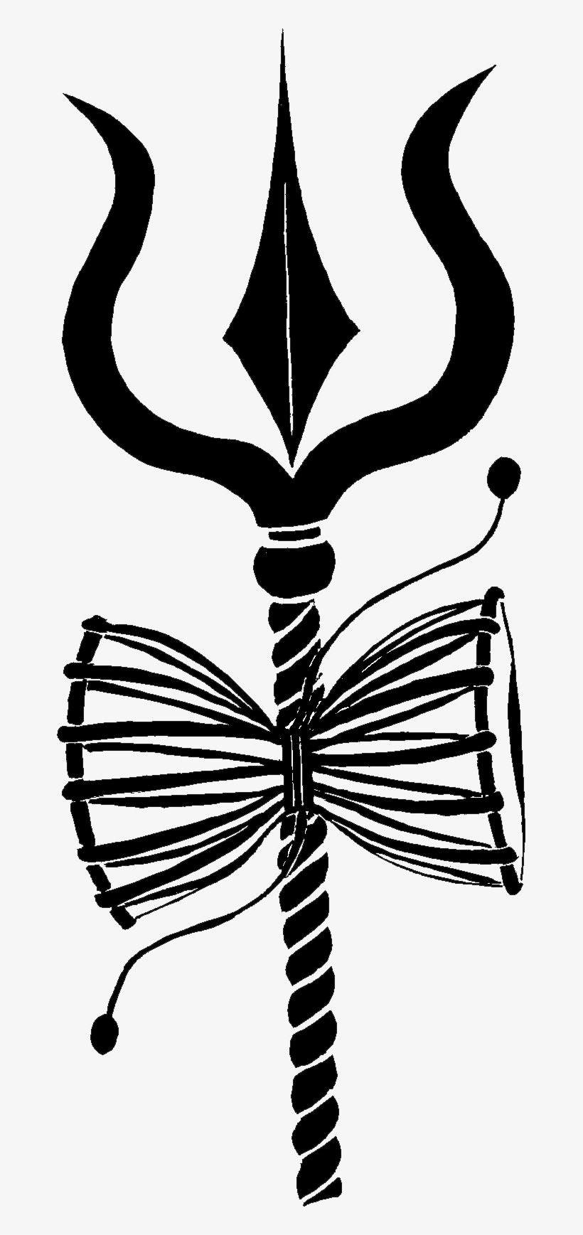 Maa Rudra - Trishula Hindu, transparent png #8542405