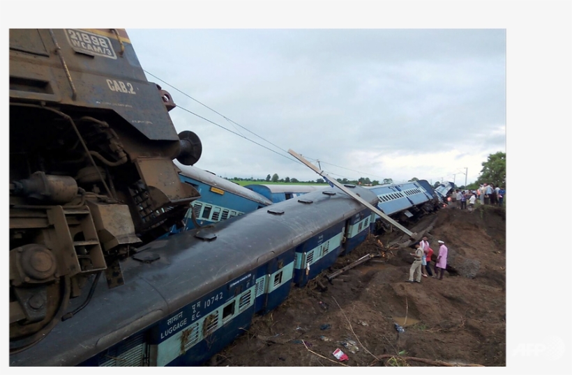 Twin Derailment Highlights Safety Issues On India's - Patna Express Rail Accident, transparent png #8543234