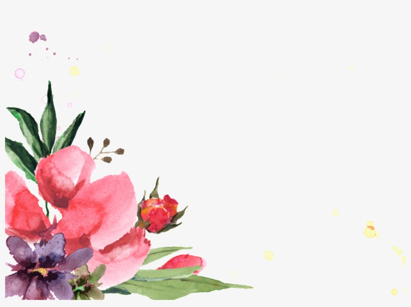 Happy Flower Transparent Decorative - Flower Border, transparent png #8543532