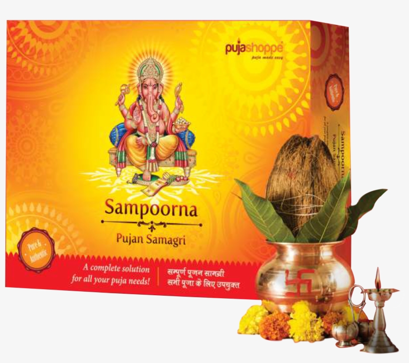 Shop Puja Samagri, Puja Kit, Divine Gifts,book My Pooja - Flyer, transparent png #8543824