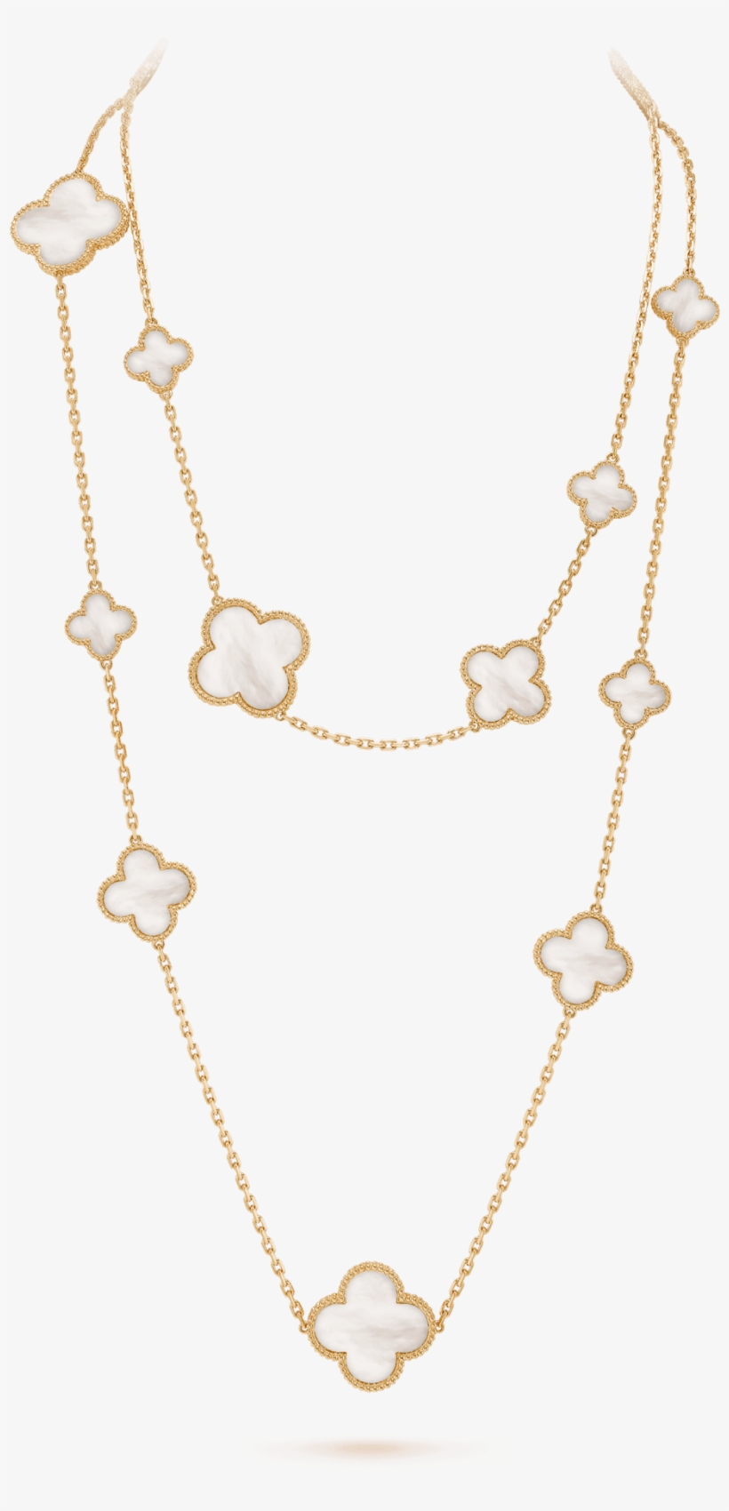 Magic Alhambra Long Necklace, 16 Motifs, - Magic Alhambra Necklace, transparent png #8544128