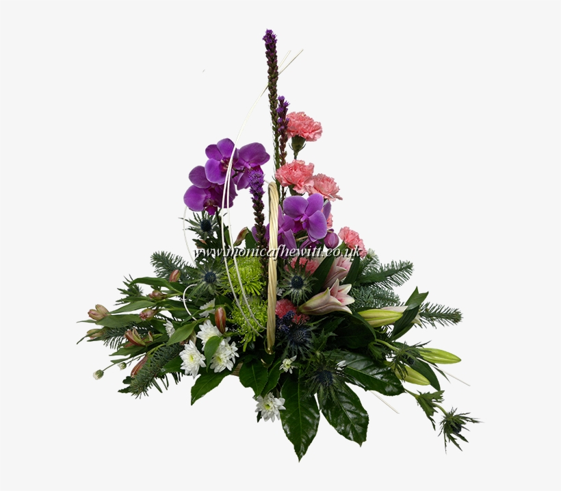 Winter Basket - Bouquet, transparent png #8544249
