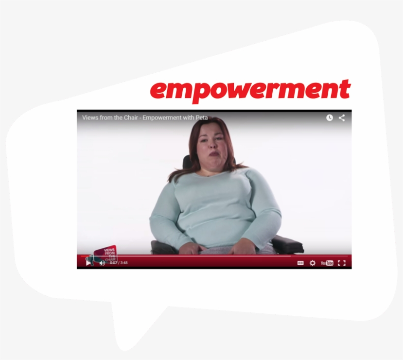 The Right Wheelchair Empowers People To Participate - Sitting, transparent png #8544562