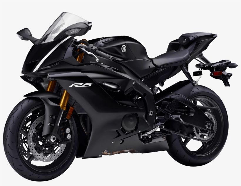 2017 Yzf-r6 Abs - Yamaha R6 2018 Black, transparent png #8544933