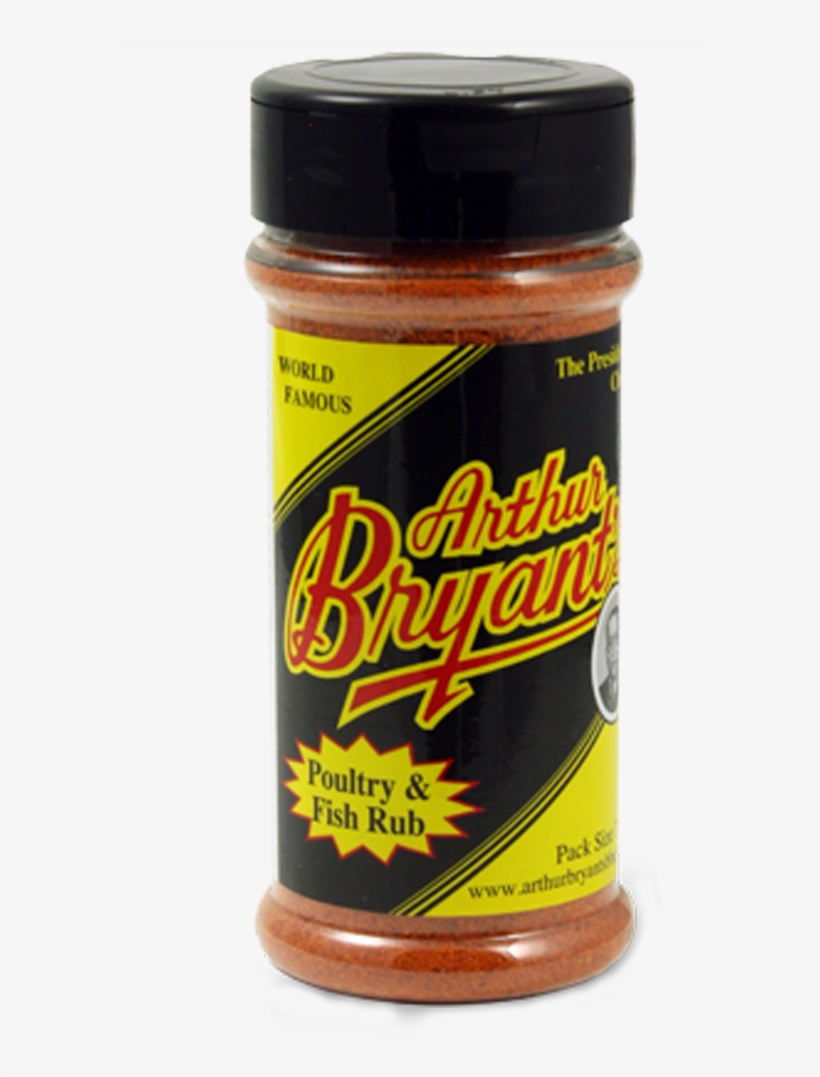 Arthur Bryant's Poultry & Fish Rub - Bottle, transparent png #8545118