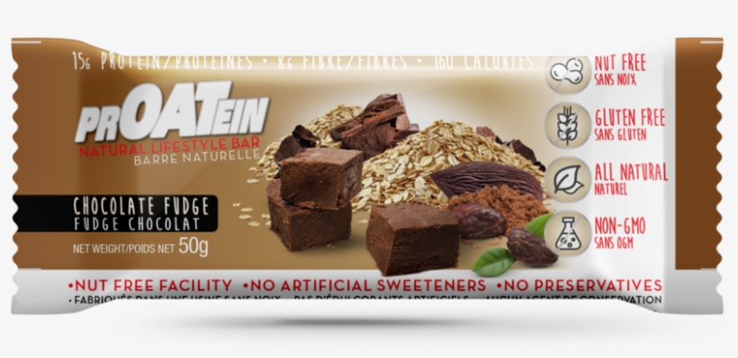 Chocolate Fudge Protein Bar - Chocolate, transparent png #8545196