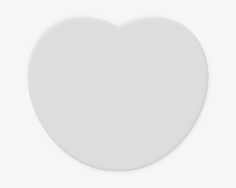 Heart Grey - Guitar Pick Vector Art, transparent png #8545389
