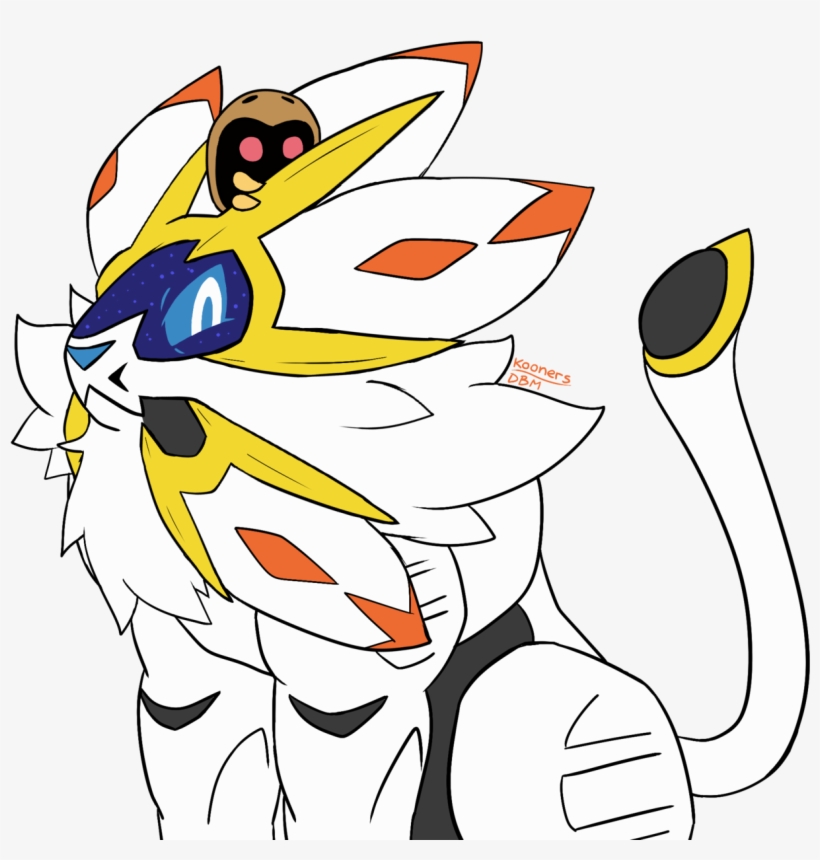 Solgaleo Y Kabuto - Cartoon, transparent png #8546354