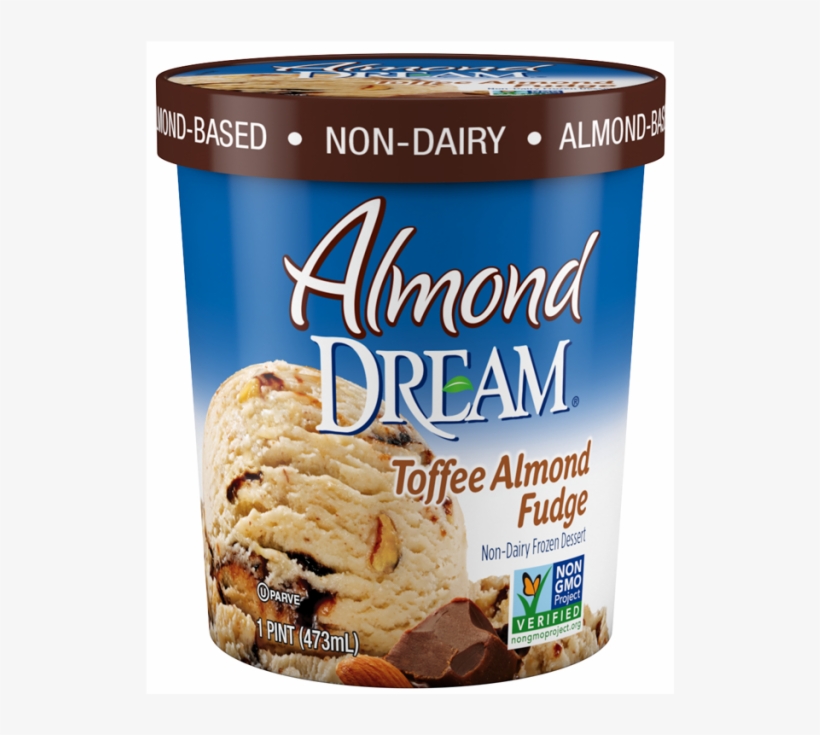 Toffee Almond Fudge - Almond Dream Ice Cream Toffee, transparent png #8546376