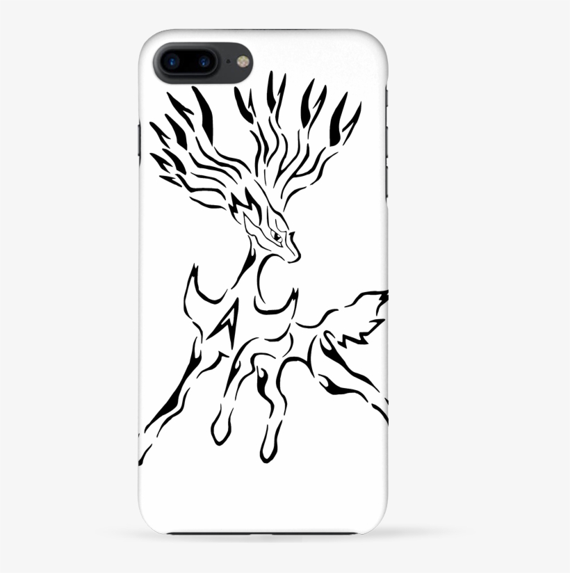 Coque 3d Iphone 7 Xerneas Par Kazeshini - Cartoon, transparent png #8546589