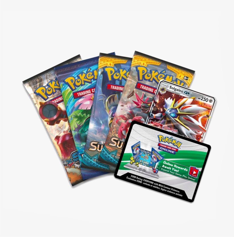 More Images - Pokemon Legends Of Alola Tin Lunala Gx, transparent png #8546883