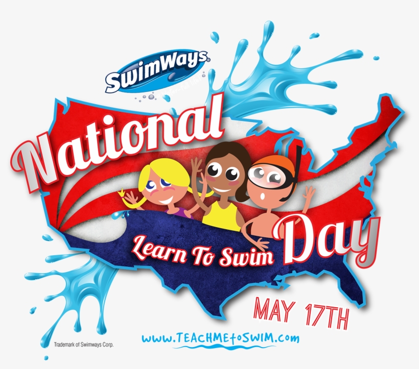 National Learn To Swim Day Png - Poster, transparent png #8547609