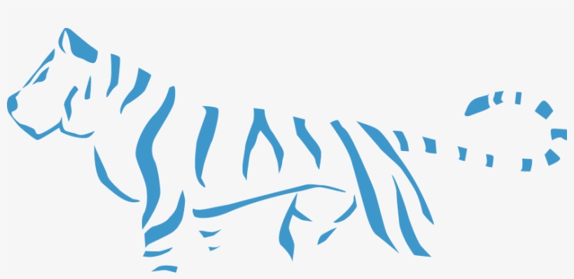 Blue Tiger - Blue Tiger Coffee Logo, transparent png #8548480