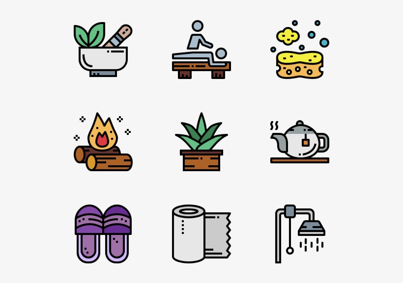 Massage And Spa - Daily Routine Icon Png, transparent png #8548586