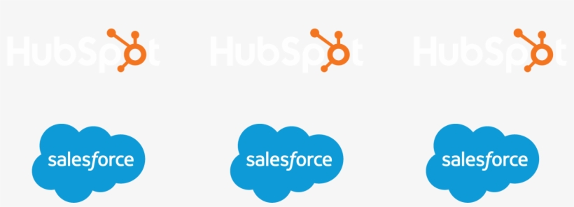 Connect Multiple Hubspot Salesforce Lg 1 - Graphics, transparent png #8549517