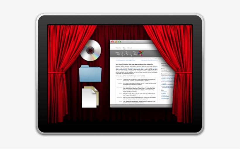 Desktop Curtain 4 - Icon, transparent png #8549904