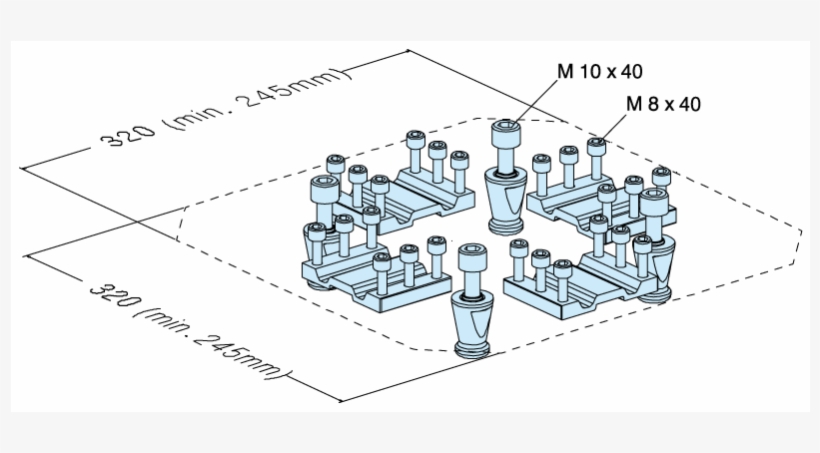 Upc Centering Segments And Chucking - Diagram, transparent png #8549976